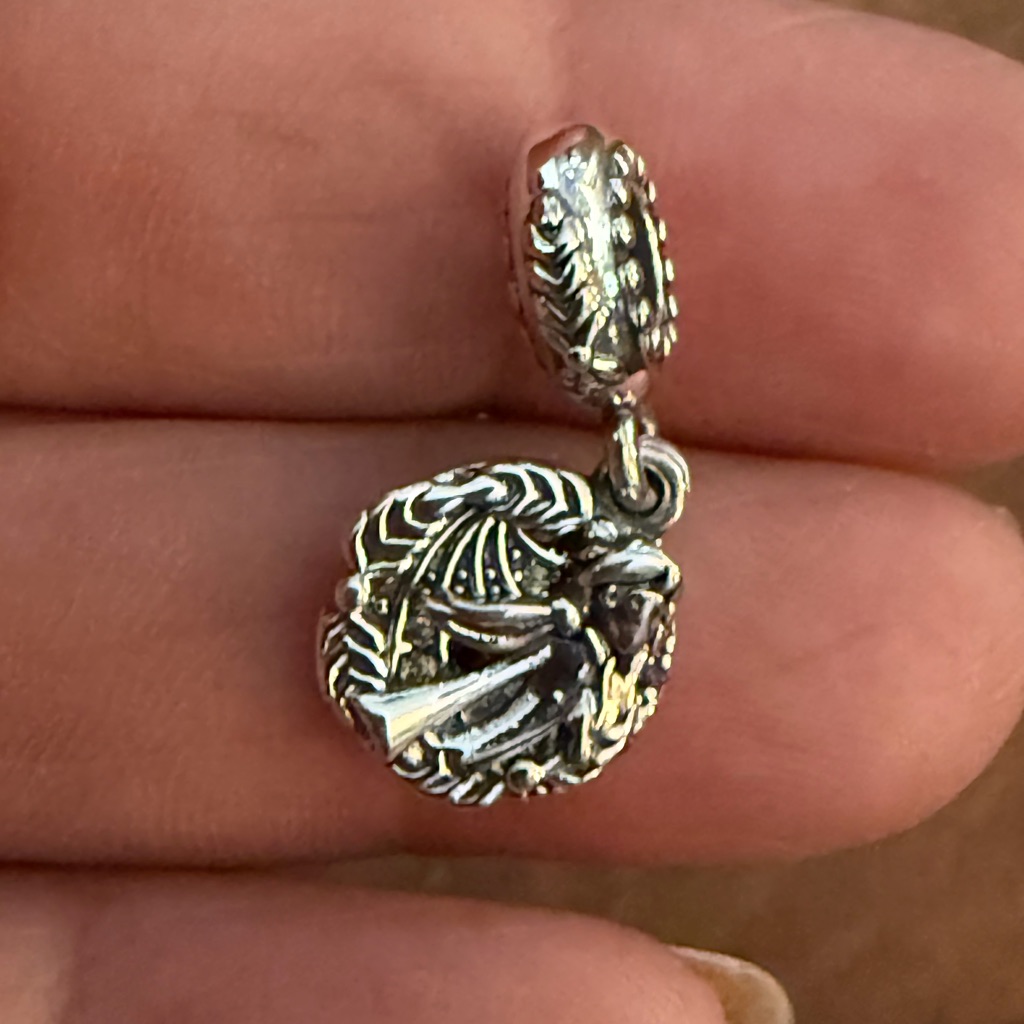 Silver Angel Charm Pendant